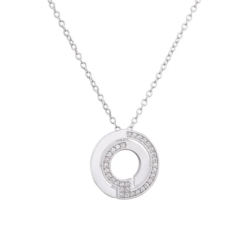 925 Silver CZ Zircon Necklaces For Women