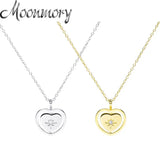 925 Silver Heart Necklace Pop Starfish Pattern Fine Chain