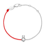 925 Silver Zircon Bracelet Red Wire Silver Chain Women's Christmas Gift