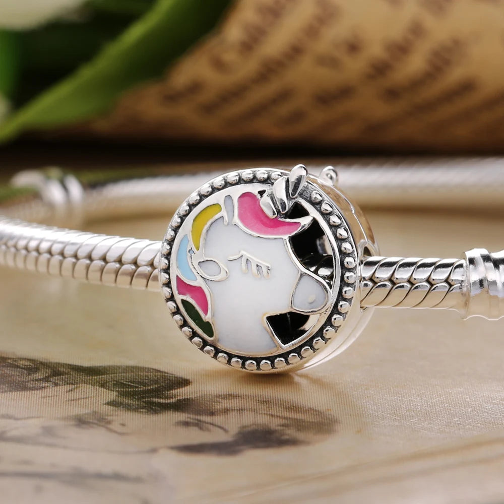 925 Silver Enamel Clips for Snake Bracelet Women Jewelry