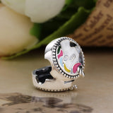 925 Silver Enamel Clips for Snake Bracelet Women Jewelry