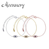 925 Silver Evil Eye Bracelet With CZ Zircon Charms