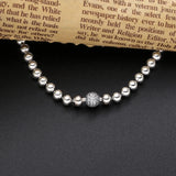 925 Silver Beads & Pave Bracelet Women Essence Charms Christmas Gift