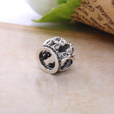 925 Sterling Silver Princess Crown Charm Bead for Bracelet DIY Jewelry