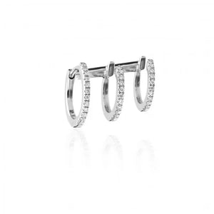 925 Silver Earring Mara Triple Miracle Left