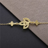 925 Silver Clover Chain Bracelet For Women Adjustable Wedding