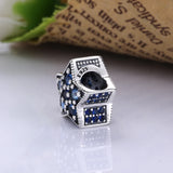 Star 925 Silver Crystal Charm Bead for Bracelet DIY Jewelry Gift