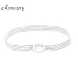 925 Silver Reflexions Snake Chain Charm Bracelet For Women