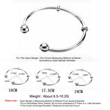 Moments Silver Open Charm Bangle S925 Sterling Silver Bracelet