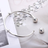 Moments Silver Open Charm Bangle S925 Sterling Silver Bracelet