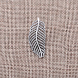 925 Silver Pendant Light Feather CZ Fit Snake Chain Necklace Women