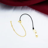 925 Silver CZ Crystal Bracelet Women Rope & Chain Water Drop Pop Jewelry