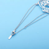 S925 Sterling Silver Tiger Chain Bracelet Animal Pendant