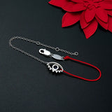 Sterling 925 Silver Evil Eye Protection Bracelet