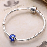 925 Sterling Silver Snowflake Charm for Bracelet DIY Jewelry Making