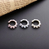 Moonnory 925 Silver Opal Clip Earring Romantic Ear Cuff No Piercing