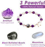 Moonstone Amethyst Weight Loss Bracelet