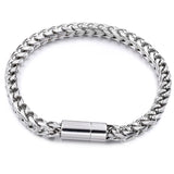 Moorvan Gift Vintage Bracelet for Men, Magnet Clasp, 6MM Wide Chain