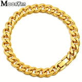 Moorvan Jewelry Men Bracelet Stainless Steel Bangle Male Accessory