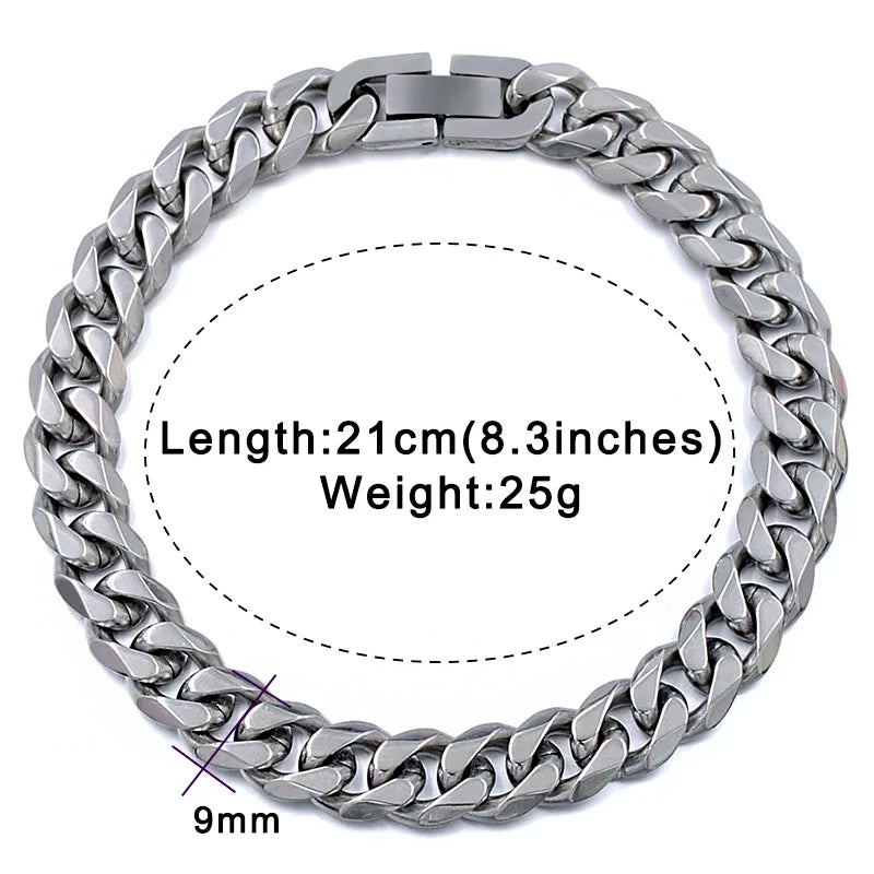 Moorvan Jewelry Men Bracelet Stainless Steel Bangle Male Accessory