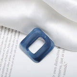 Morandi Hollow Marble Pattern Square Disc Frosted Acrylic DIY Jewelry Earrings