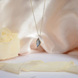 Morandi Ins Leaf Necklace Pendant Bridal Accessories Party Wear Romantic Jewelry