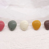 Morandi irregular water drop earrings resin creative earrings