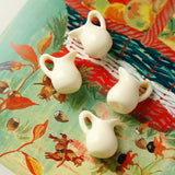 Morandi Wind Small Kettle Resin Earrings Pendant DIY Accessories