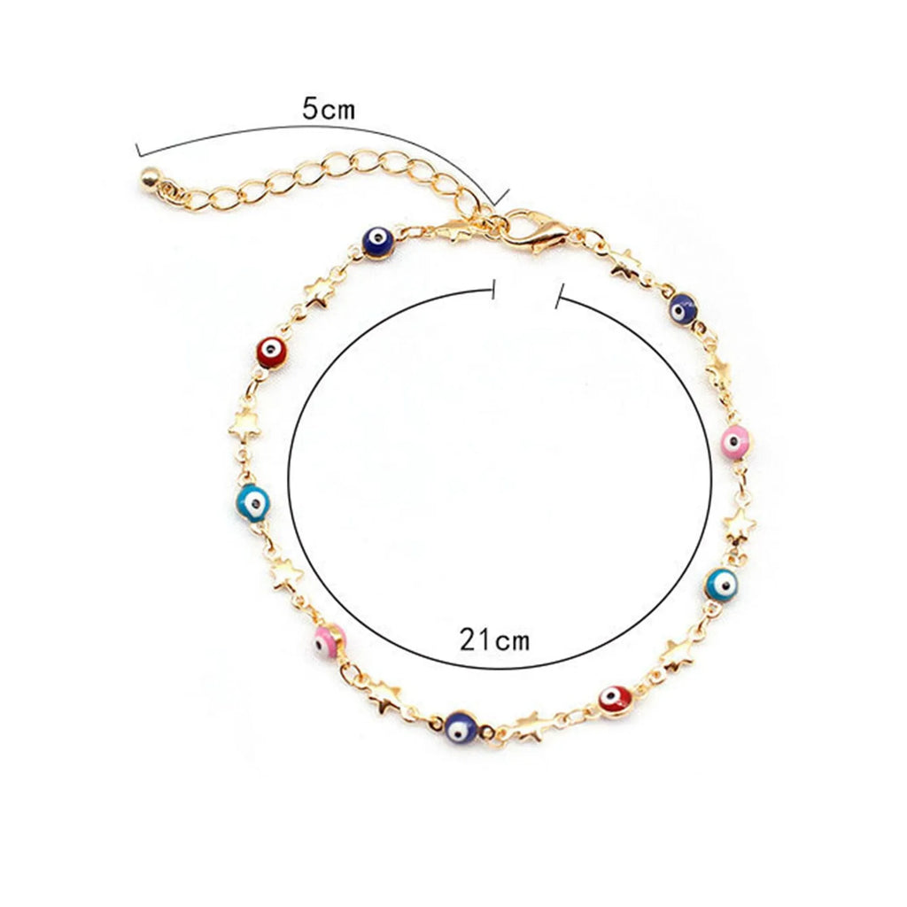 Boho Star Ocean Beads Anklet For Women