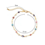 Boho Star Ocean Beads Anklet For Women