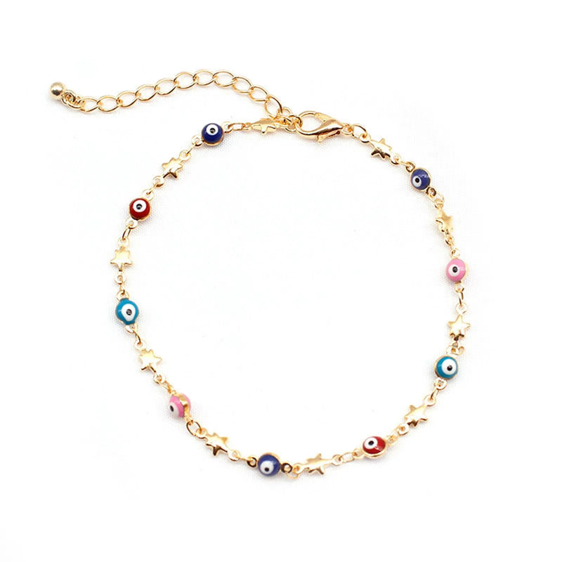 Boho Star Ocean Beads Anklet For Women