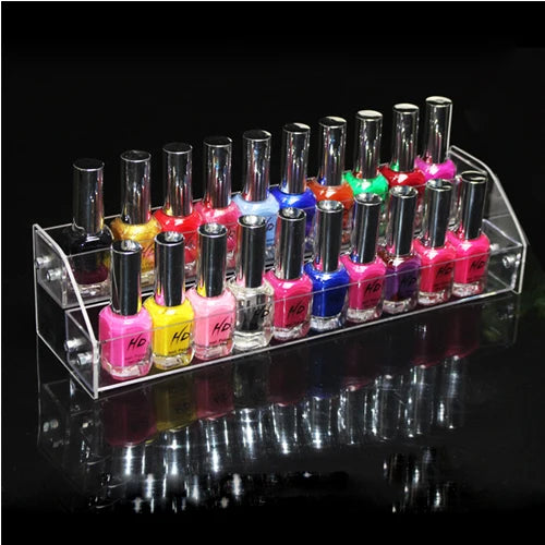 Acrylic Makeup Nail Polish Storage Organizer 234567 Layer Rack