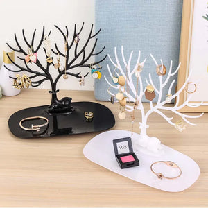 Deer Jewelry Display Stand Tray Tree Storage Organizer Holder