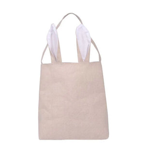 Hot Easter Bunny Bag Rabbit Ears Bags Cotton Burlap Material