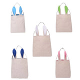 Hot Easter Bunny Bag Rabbit Ears Bags Cotton Burlap Material