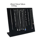 L Necklace Display Plate Jewelry Stand