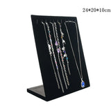 L Necklace Display Plate Jewelry Stand