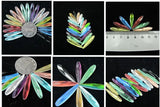 100pcs 6x30mm Flatback Glass Crystal Pear Drop Fancy Crystal Stones