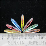 100pcs 6x30mm Flatback Glass Crystal Pear Drop Fancy Crystal Stones