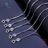 925 Sterling Silver Snake Chain Necklace for Women Girls Boys