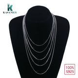 925 Sterling Silver Snake Chain Necklace for Women Girls Boys