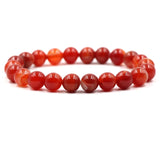 10mm Natural Stripe Stone Multicolor Beads Bracelet