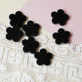 Resin Flower Shape Pendant Earring Accessories DIY Japanese Style