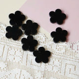 Resin Flower Shape Pendant Earring Accessories DIY Japanese Style