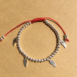 925 Silver Angel Wings Charm Bracelet Wedding Jewelry