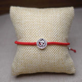 Om Mani Padme Hum 925 Silver Bracelets for Women Red Thread Fine Jewelry
