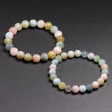 Morganite Bracelet Beads Women Bracelet Mix Colorful Beaded Gift Jewelry