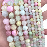 Morganite Persian Jade Stone Beads 4-12MM