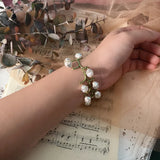 Mori Lily of the Valley Pearl Bracelet Palace Wind Accessories