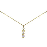 925 Silver Zircon Strip Necklace Retro Jewelry Collier